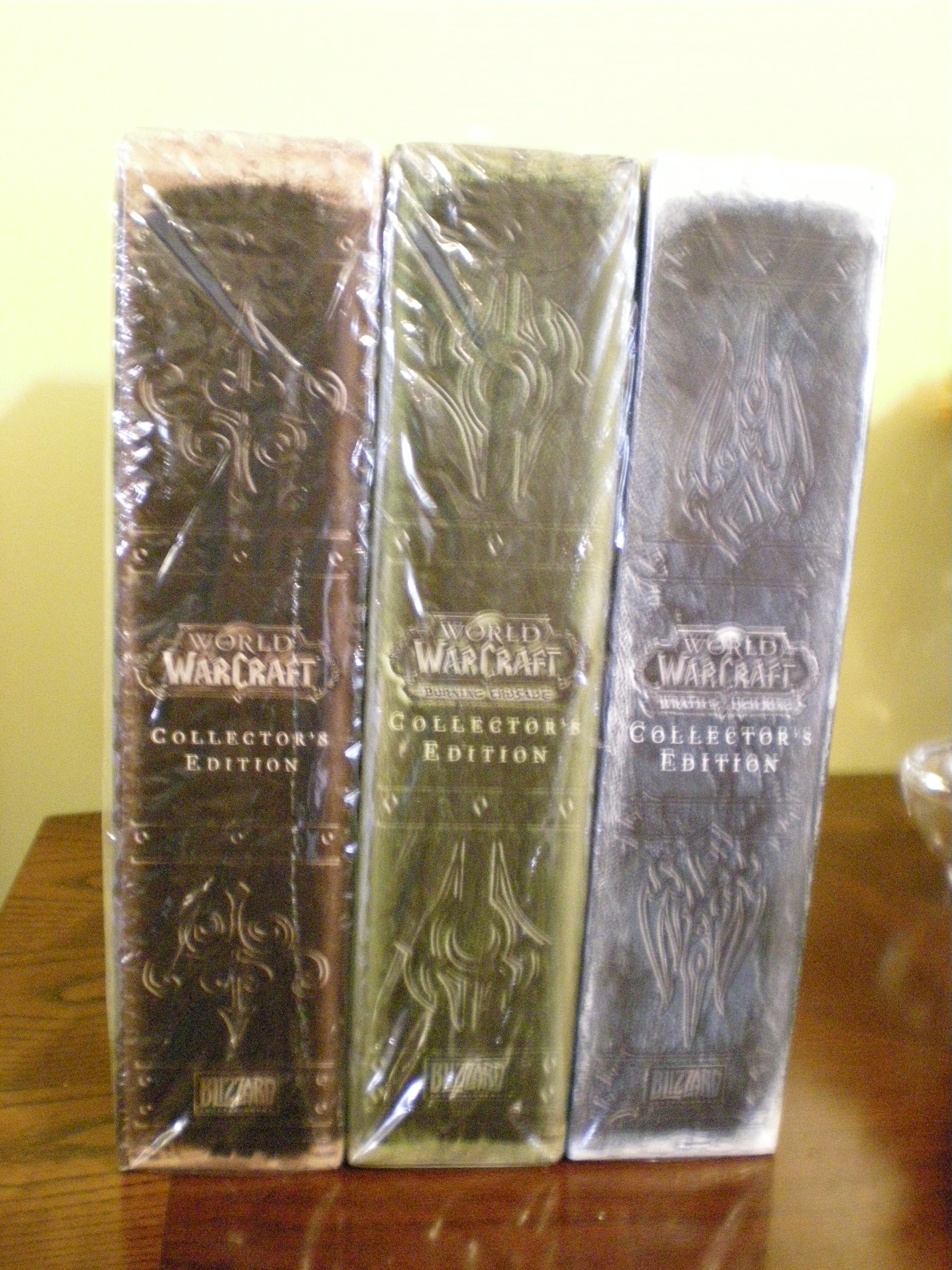 All 3 Collector’s Editions: The original, The Burning Crusade, and 